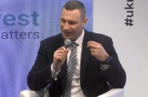 Кличко рассмешил всех своим произношением в Давосе