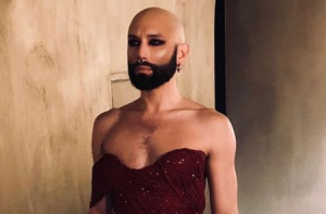 Бородатая Кончита Вурст побрилась налысо