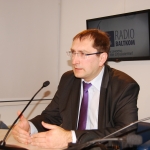 На радио Baltkom - новый министр сообщения Талис Линкайтс