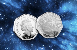 В Британии выпустили необычную монету в память о Стивене Хокинге