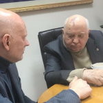 Алвис Херманис в Москве встретился с Михаилом Горбачевым