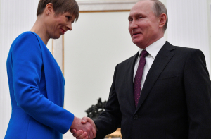 Путин на встрече с Кальюлайд: отсутствие контактов с соседями — это ненормально