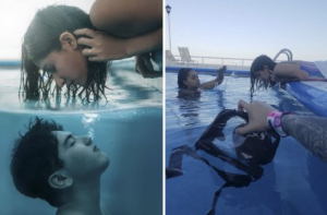 На самом деле всё иначе - фотограф показывает закулисье съёмок