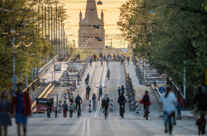 Активист: теперь на Деглавском мосту можно наслаждаться тишиной