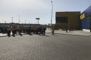 В рижском магазине IKEA проведена эвакуация