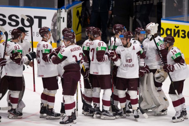 Гол сборной Латвии по хоккею признан лучшим