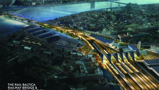 Дорогая Rail Baltica: вокзал и мост через Даугаву обойдутся в полмиллиарда евро