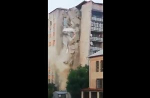 В Молдове обрушился девятиэтажный дом