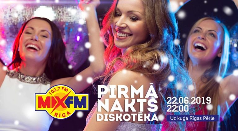 Ночная Дискотека  MIX FM на борту Rīgas Pērlе: выиграй 2 билета