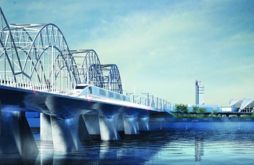 Новые детали о мосте Rail Baltica через Даугаву