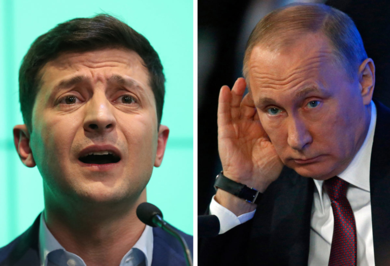 Зеленский о телефонном разговоре с Путиным: корона не спадет