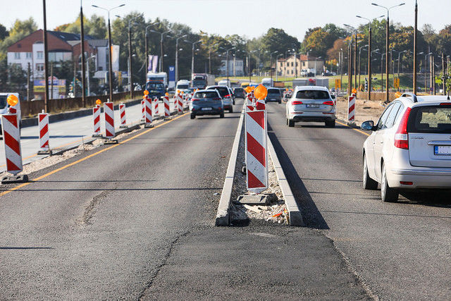 Вниманию водителей! На Островном мосту изменена организация движения