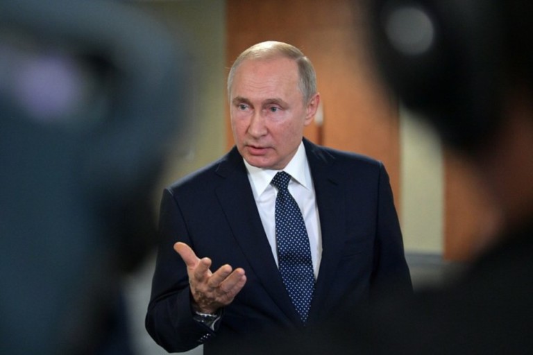 Путин отреагировал на мат грузинского журналиста