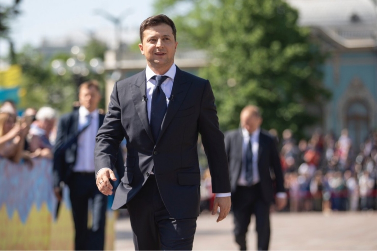 Зеленский проголосовал на выборах в Верховную Раду