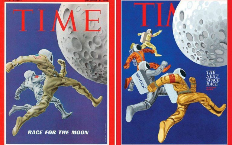 Журнал Time повторил обложку 1968 года с покорением Луны, но без СССР