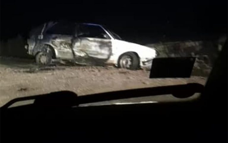 Воры угнали машину, попали в аварию и сожгли Volkswagen
