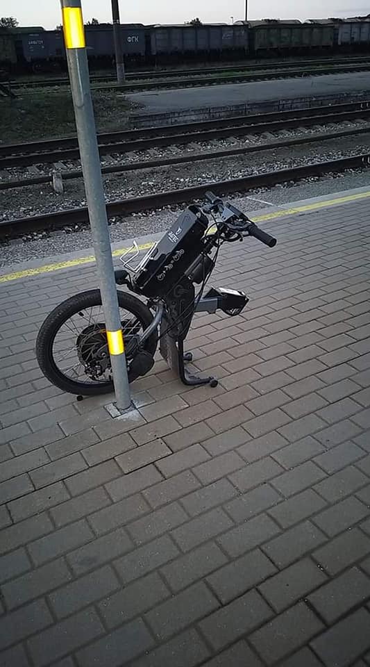 У актера Александра Рониса украли электромотор для инвалидов