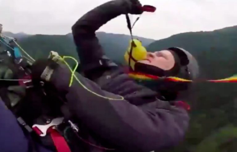 Парашютист снял на видео свой смертельный прыжок
