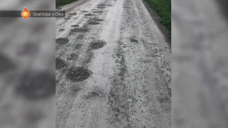 Bez Tabu: в Икшкильском крае построили дорогу на деньги ЕС и через год она расползлась