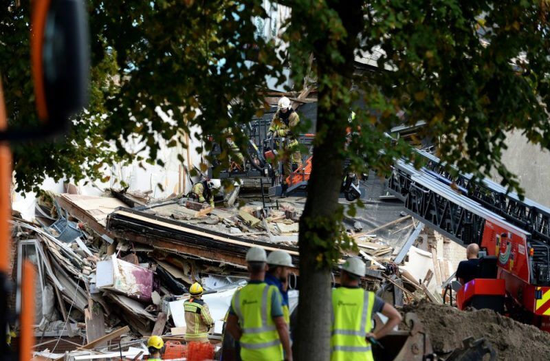 ФОТО: мощный взрыв разрушил три здания в бельгийском Антверпене