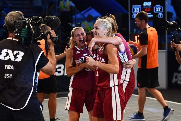 Бронза! Женская сборная Латвии по баскетболу 3×3 — третьи в Европе
