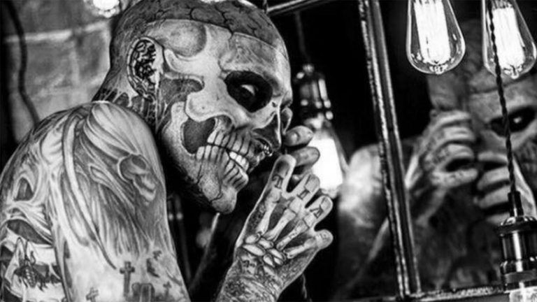 Названа истинная причина смерти тату-модели Zombie Boy