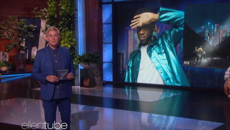 Работу латвийского 3D-дизайнера показали во время выступления Lil Nas X на Ellen show