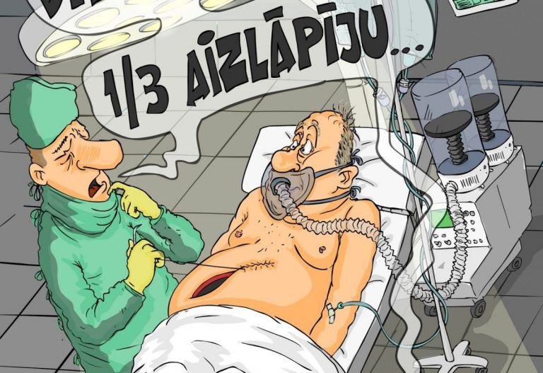 «Треть зашил — остальное потом, господин депутат»: карикатурист высмеял обещания политиков