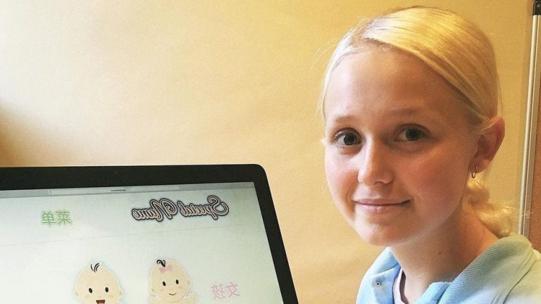 19-летняя британка сколотила состояние, давая имена китайским детям