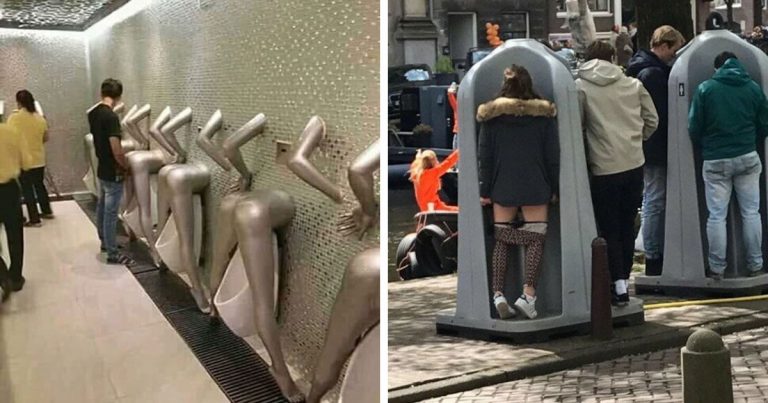 20 самых необычных писсуаров со всего мира – и ведь ими пользуются же!