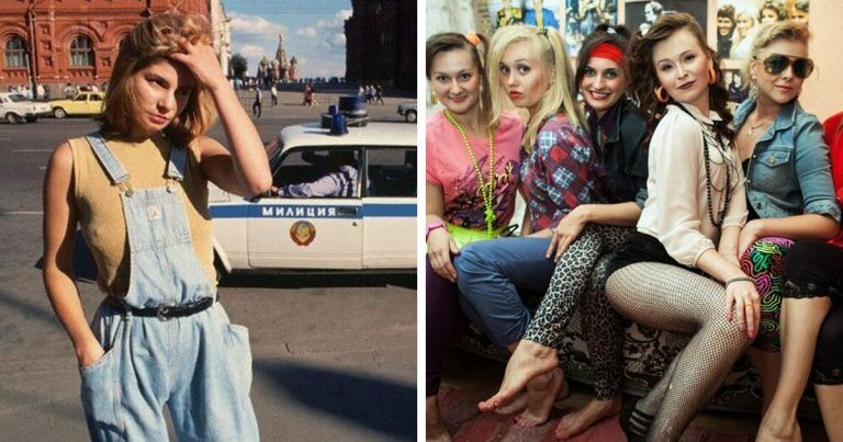 Мода на лихие 90-е возвращается. Красивые девушки того времени вам напомнят