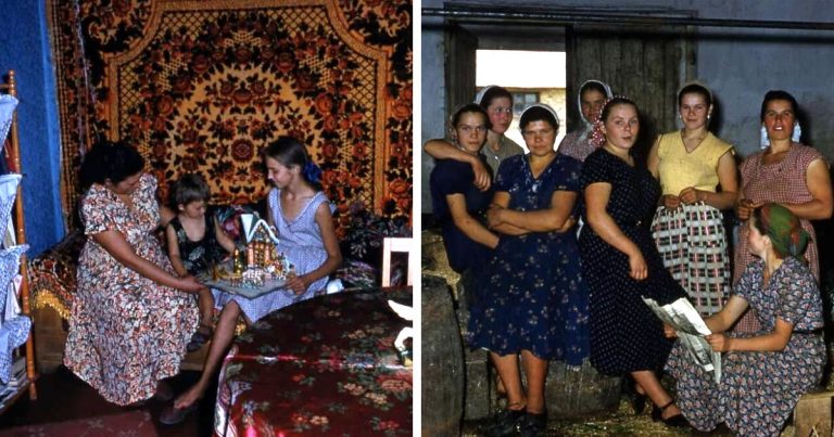 Окошко в прошлое: 15 цветных фото из СССР сталинской эпохи