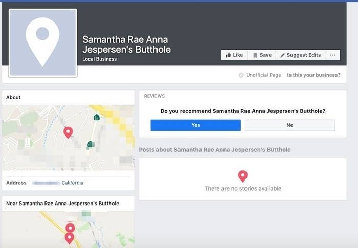 Facebook 5 лет помечал «задницу» девушки как деловую страницу. Потому что люди «проявили интерес к этому месту»
