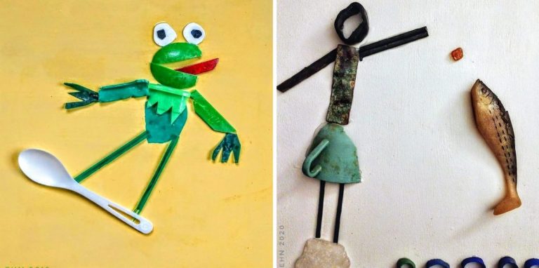Искусство переработки: 11 картин, сделанных из мусора