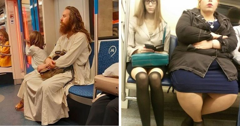 20 редких представителей рода человеческого в самом обычном вагоне метро