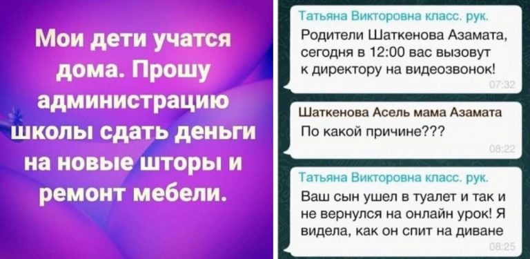 Заберите его назад в школу, а то я повешусь: приколы о дистанционном образовании