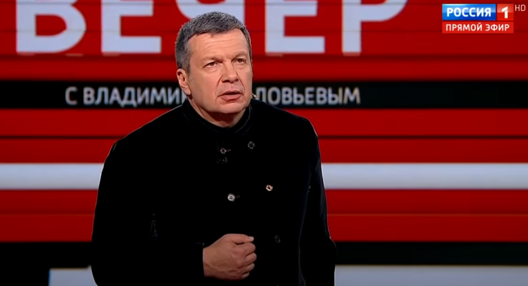 По примеру Уткина? Юрист обозвал телеведущего Соловьева в прямом эфире Baltkom