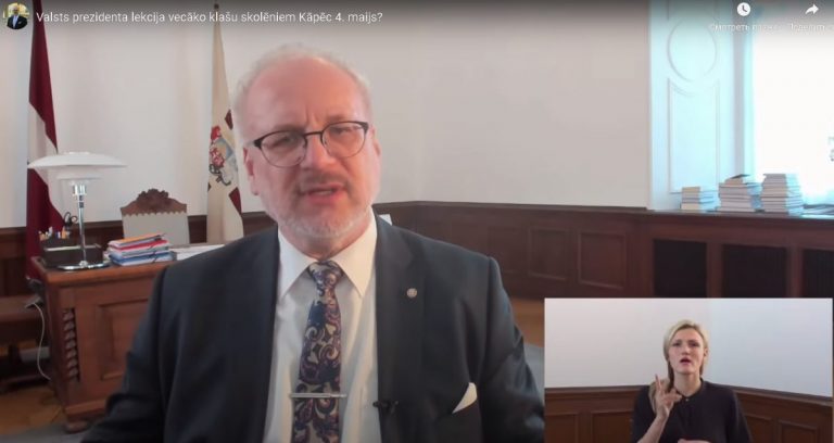 Левитс на Baltkom: школьники хорошо подготовились к уроку истории про 4 мая со мной (ВИДЕО)