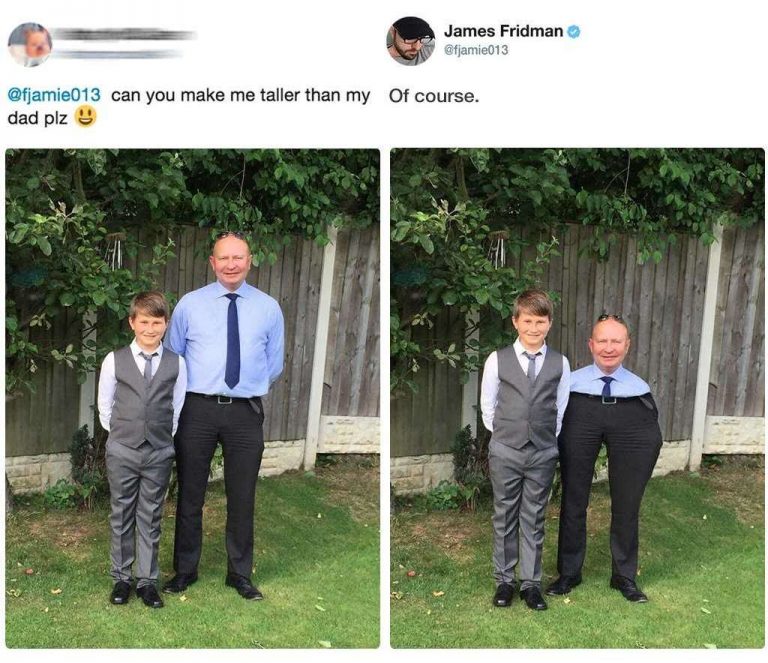 Когда фотохудожник беспощадно троллит людей, которые обратились к нему за помощью