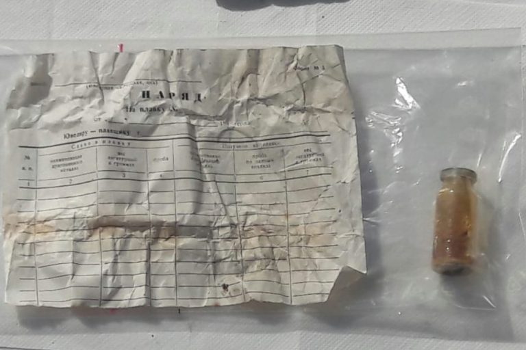 ФОТО: в Дарзциемсе или Плявниеки среди мусора оказался опасный радиоактивный предмет