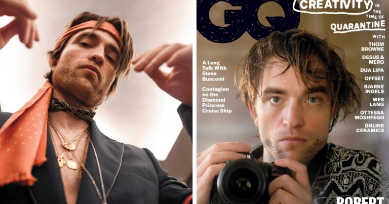 Роберт Паттинсон снял сам себя сидящего на карантине для журнала GQ