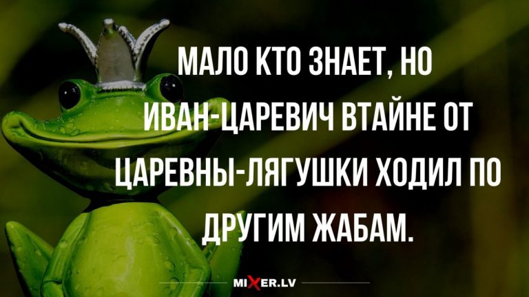 Юмор за день и хождение по другим жабам
