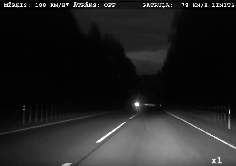 ВИДЕО: полиция оштрафовала водителя BMW, который «выжал» почти 200 км/ч
