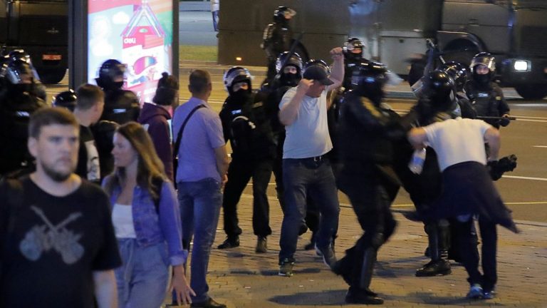 В Минске погиб протестующий