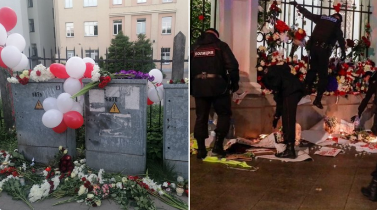 Две цивилизации: латвийская активистка показала последствия пикетов в Риге и Москве