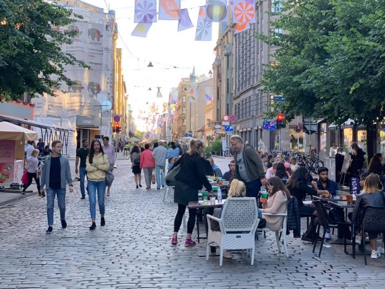 Улица Тербатас с понедельника перестает быть пешеходной
