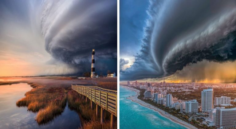 Чудо фотографии и монтажа: небо небывалой красоты и мощи (24 фото)