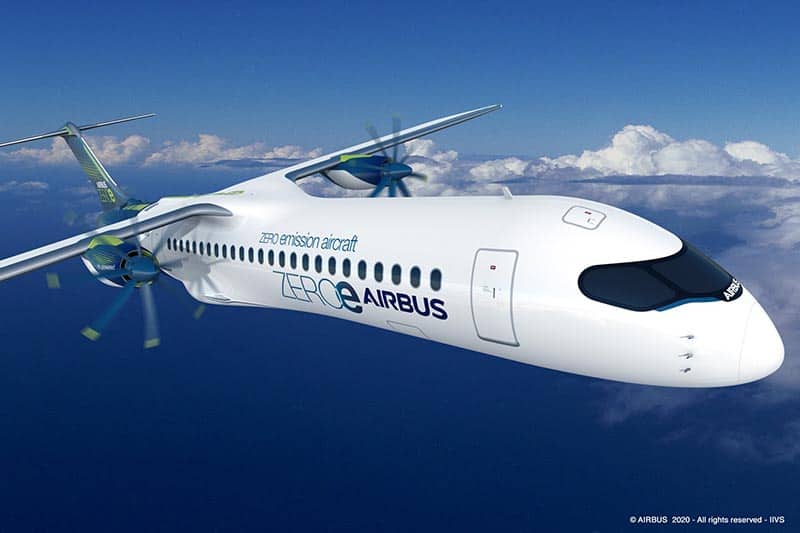 Компания Airbus представила первый в мире пассажирский самолёт на водородном топливе (фото, видео)