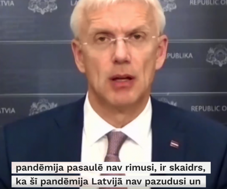 Кариньш: в связи с ростом заболеваемости COVID-19 правительство оценит эпидемиологическую ситуацию