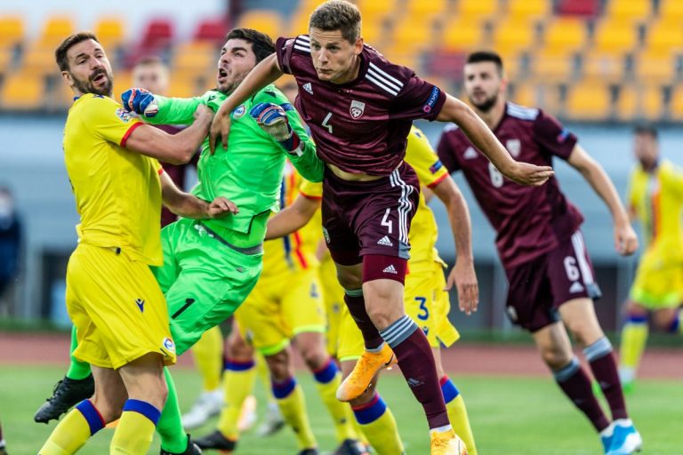 Сборная Латвии провела первых два матча в Лиге Наций - неубедительно